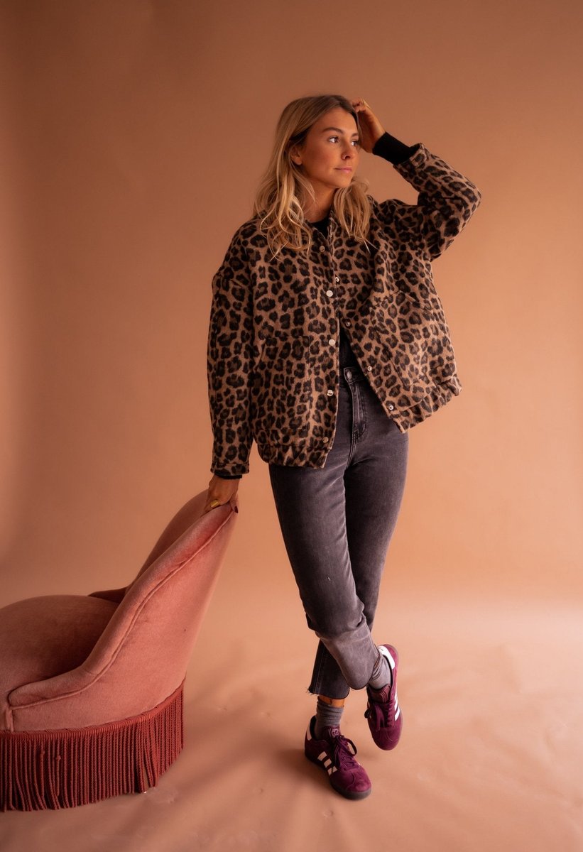 Women's Leopard Print Padded Jacket – view 4