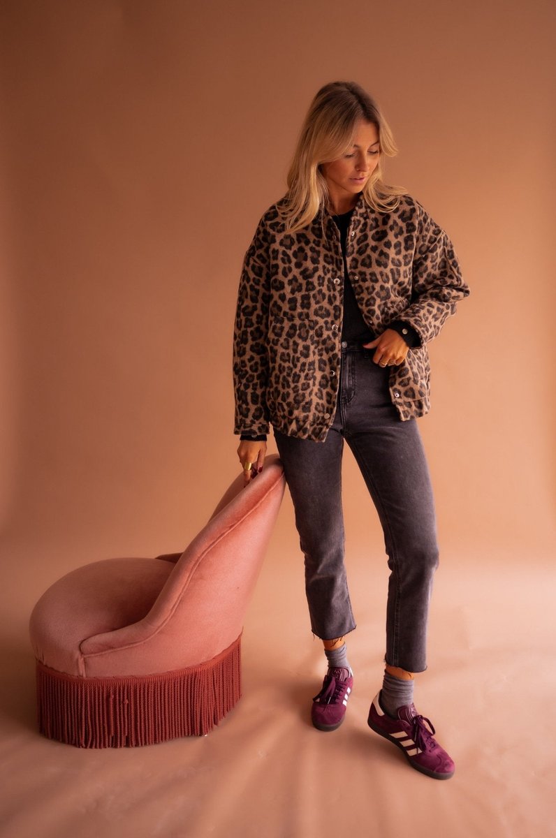 Women's Leopard Print Padded Jacket – view 5