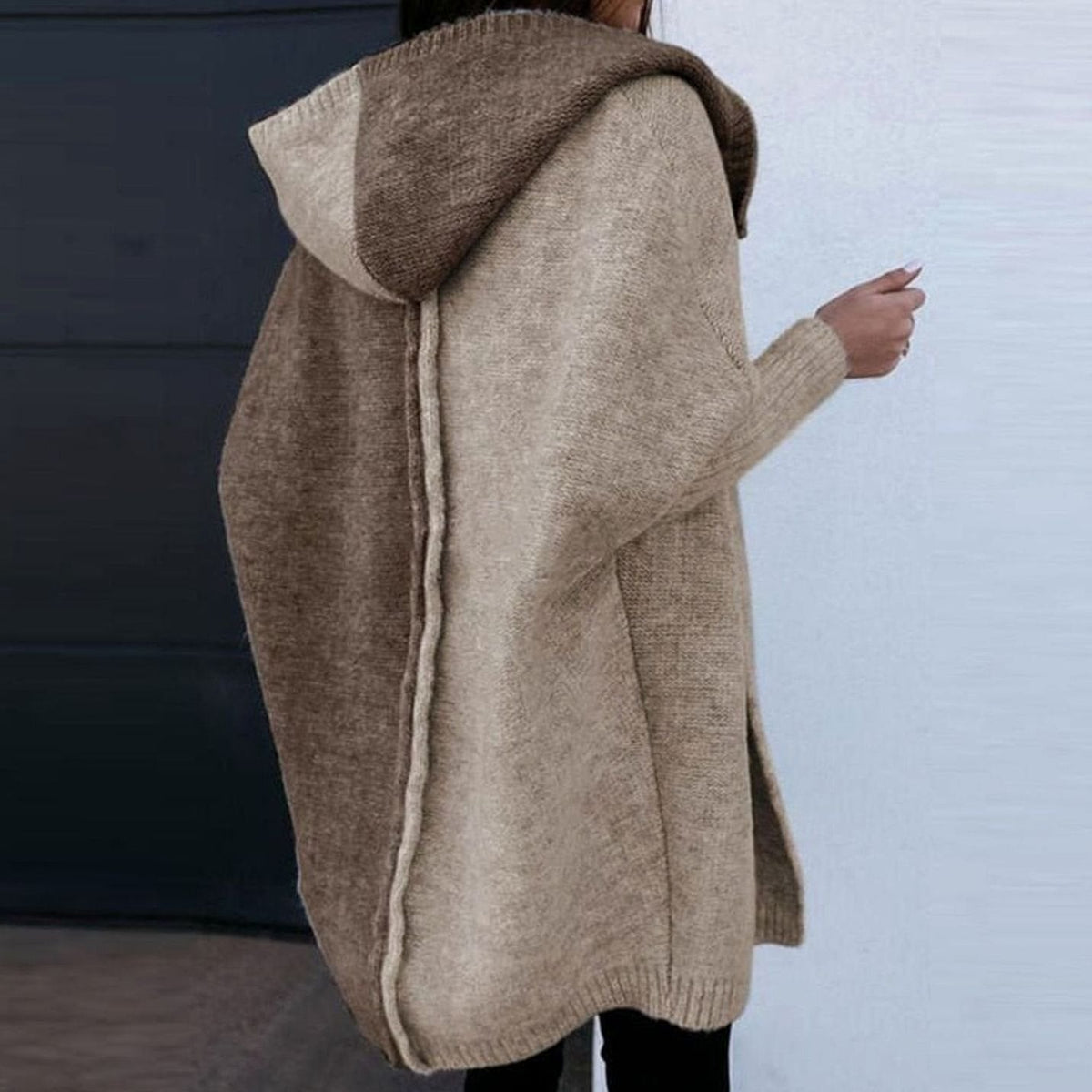 Women's Relaxed-Fit Longline Open-Style Knit Cardigan – view 2