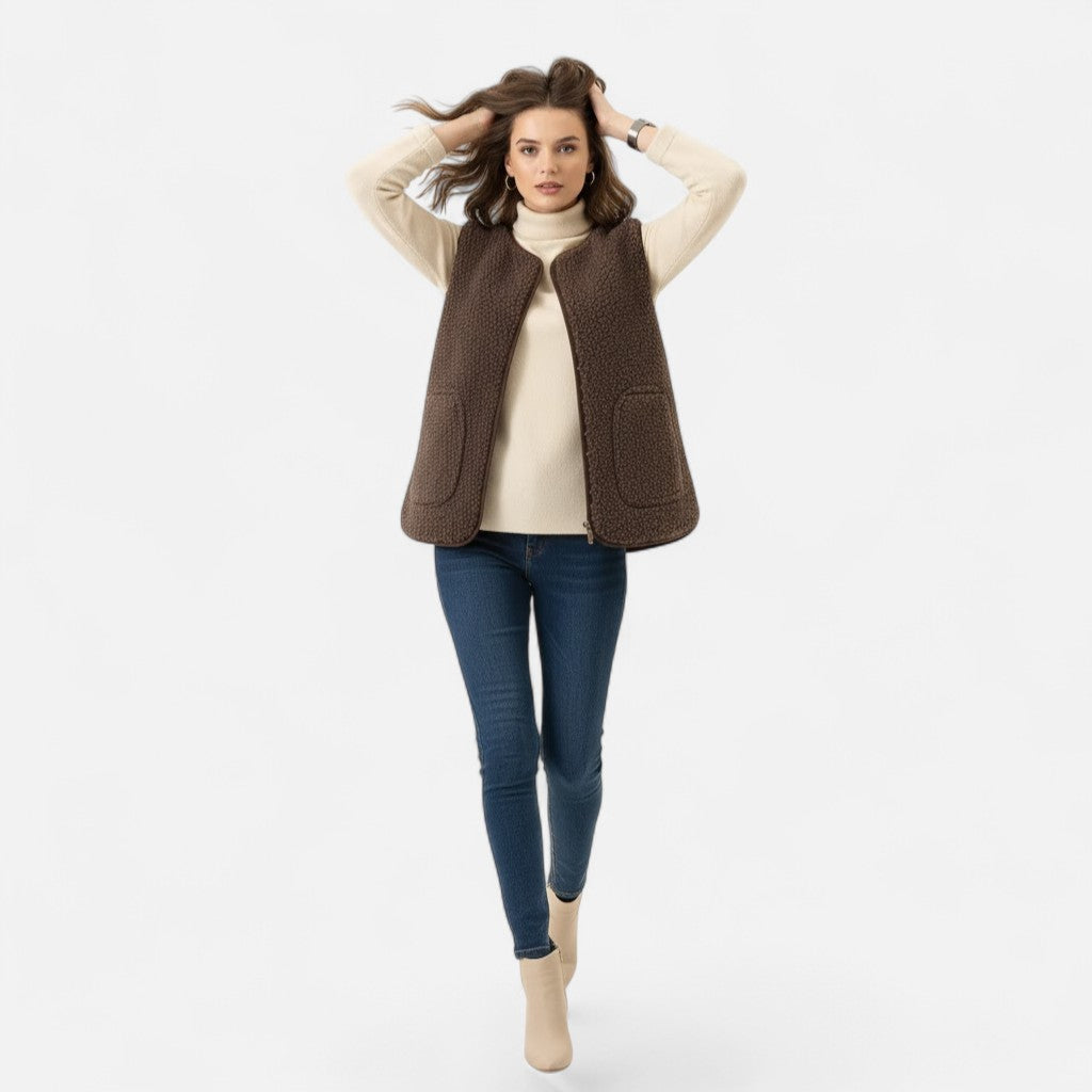 Women's Plush Knit Blend Vest – view 6