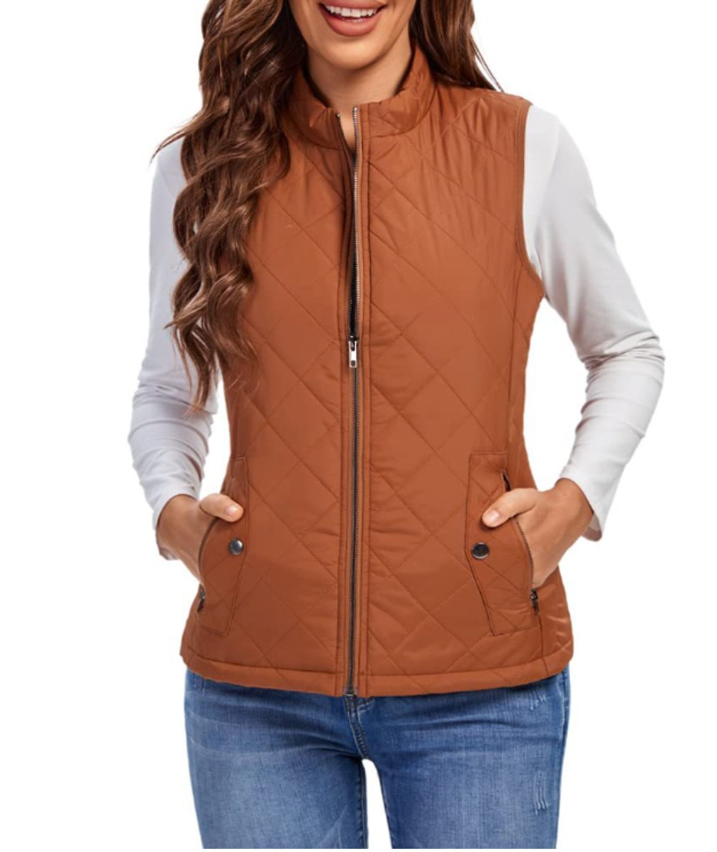 Women's Snap-Pocket Padded Puffer Vest – view 7