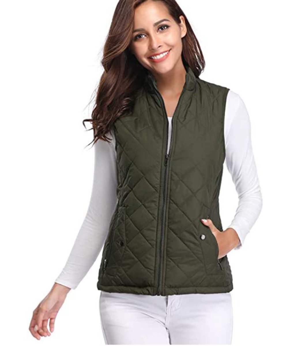 Women's Snap-Pocket Padded Puffer Vest – view 8