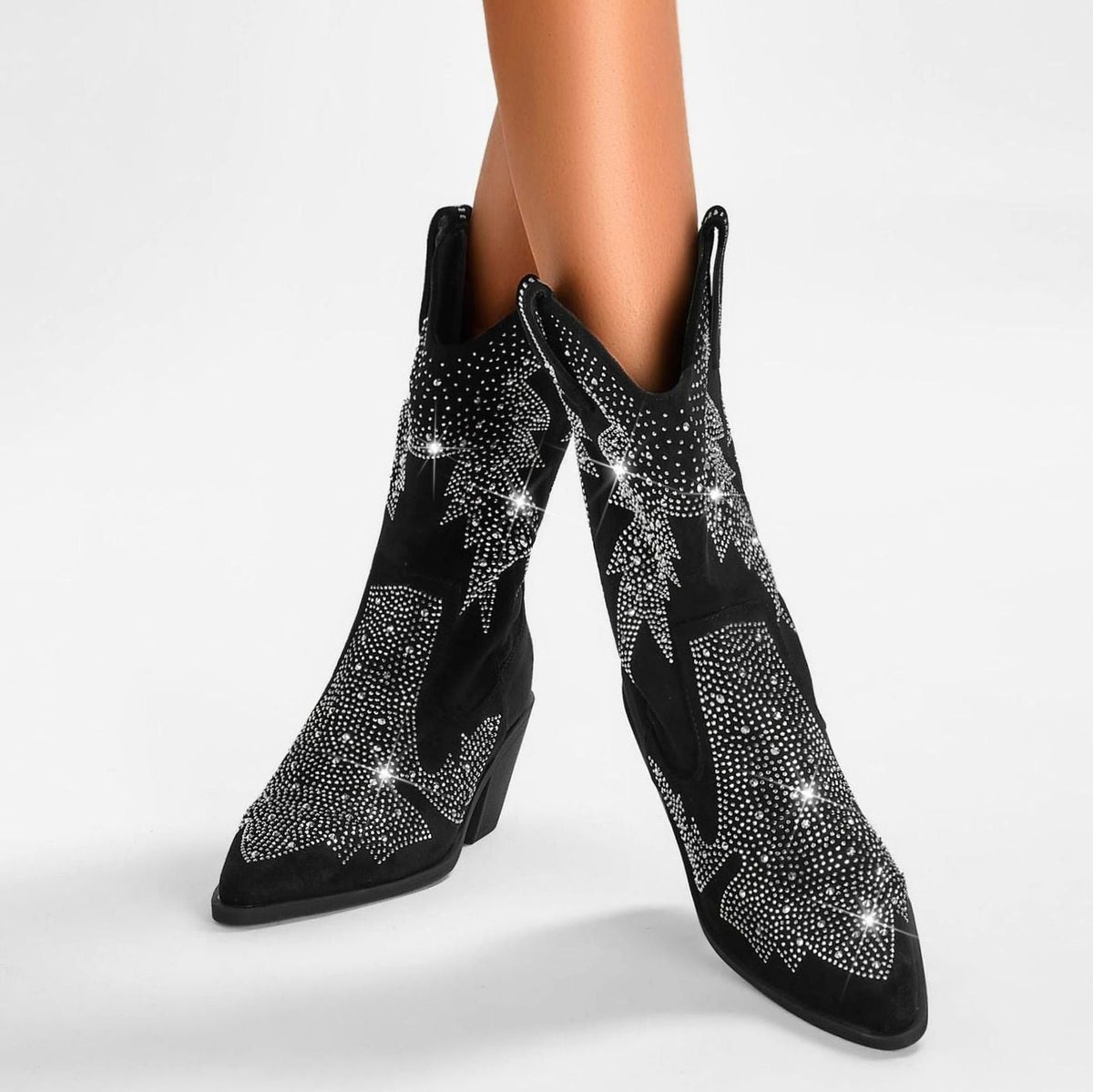 Women's Rhinestone Star Western Boots – view 2