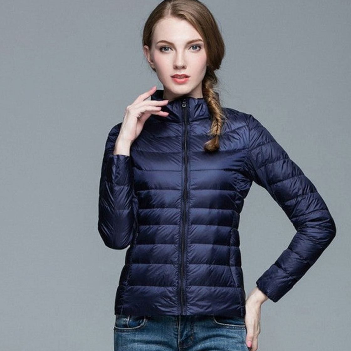 Women's Slim-Cut Light-Weight Puffer Coat – view 2
