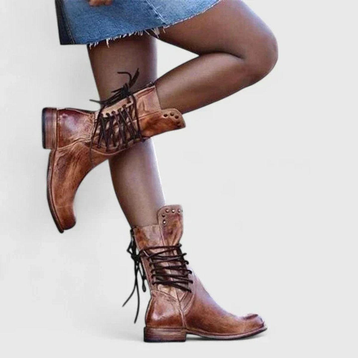 Women's Studded Knee High Boots for Fall – view 2