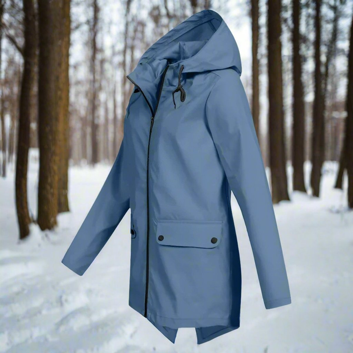 Women's Weatherproof Longline Rain Jacket – view 3