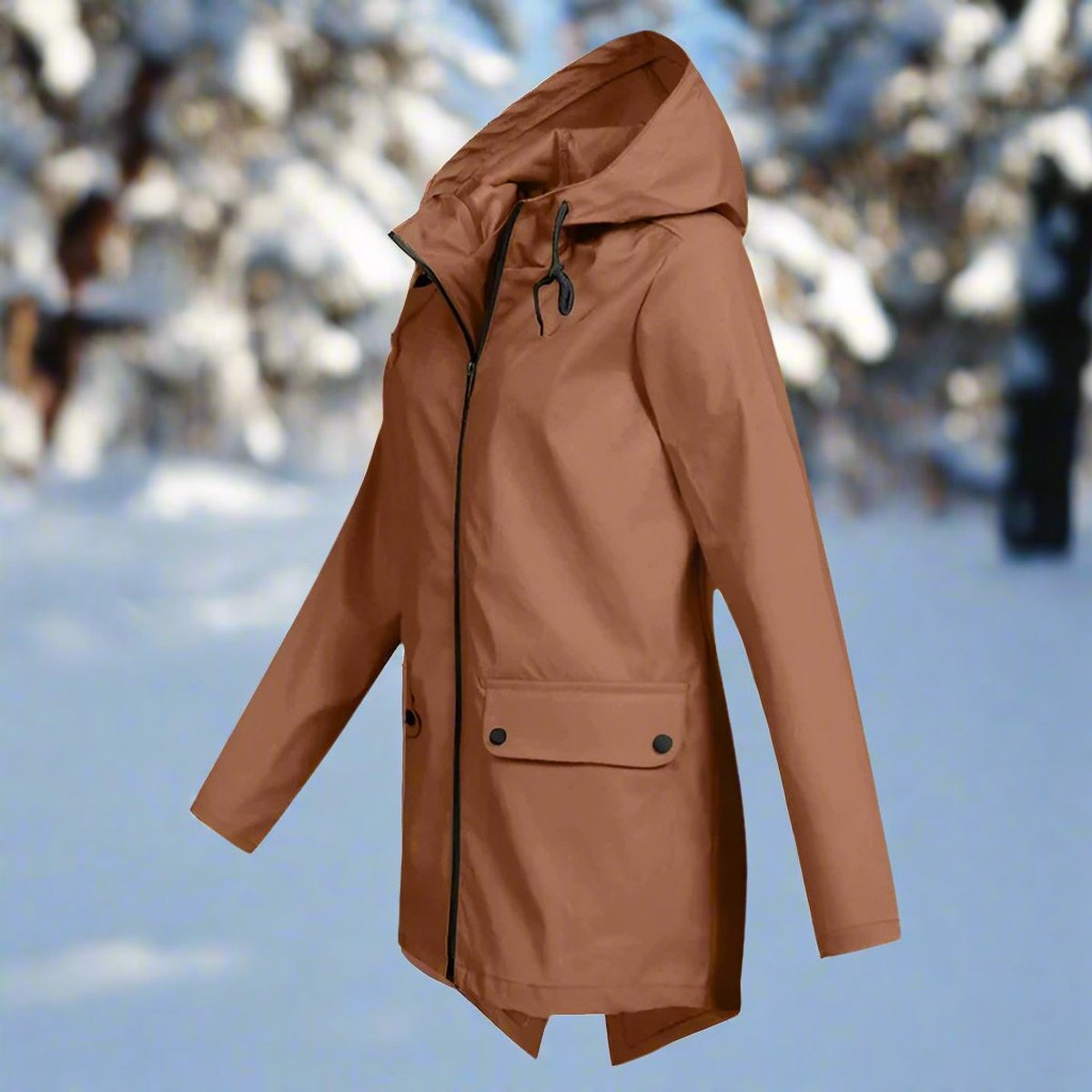 Women's Weatherproof Longline Rain Jacket – view 5