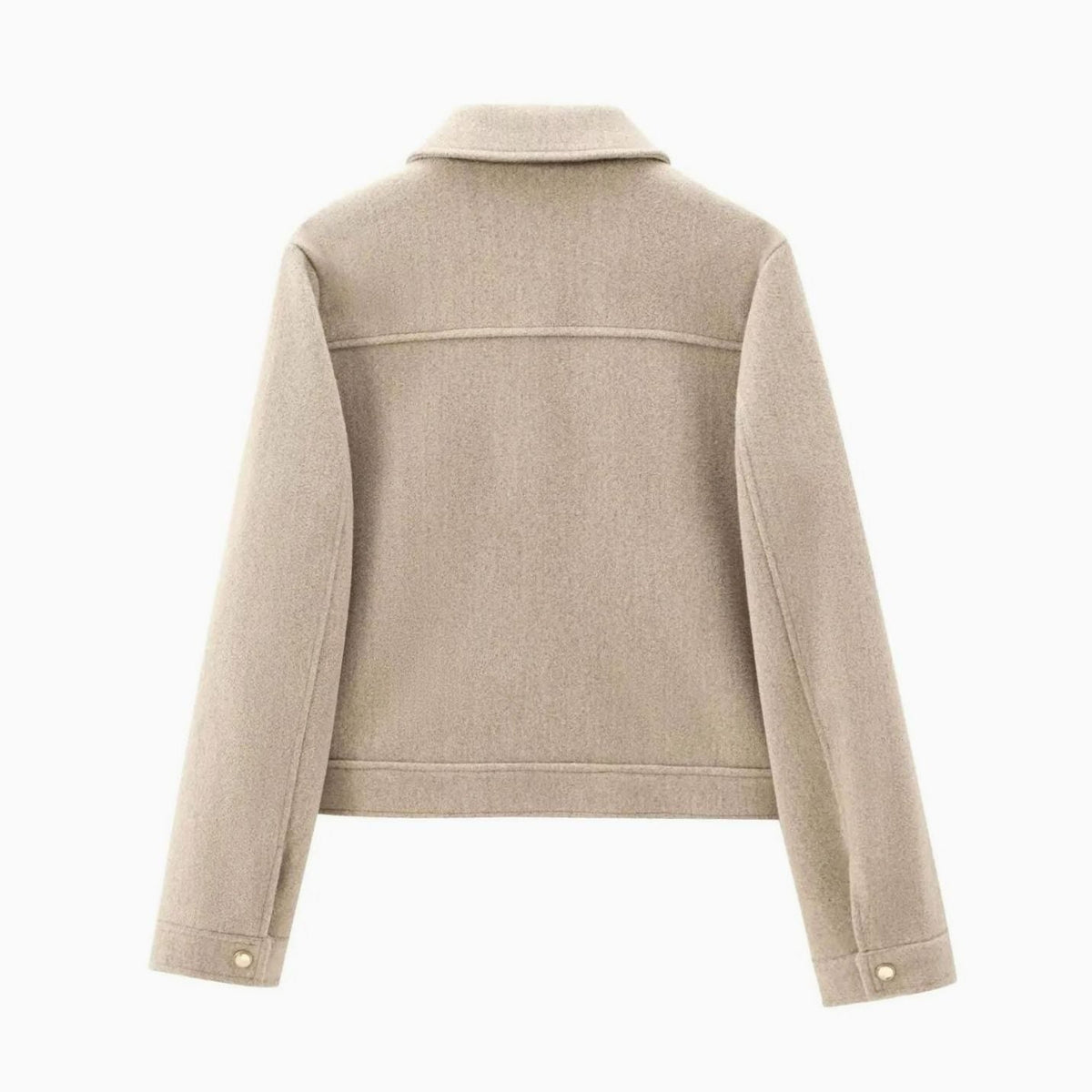 Women's Wool Crop-Length Bomber Jacket – view 5