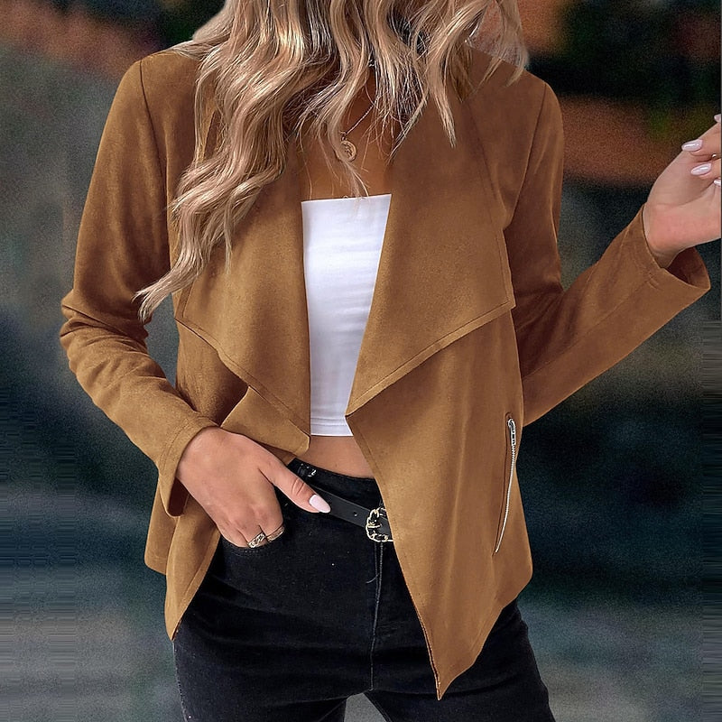 Women's Draped Open-Style Light-Weight Jacket – view 1