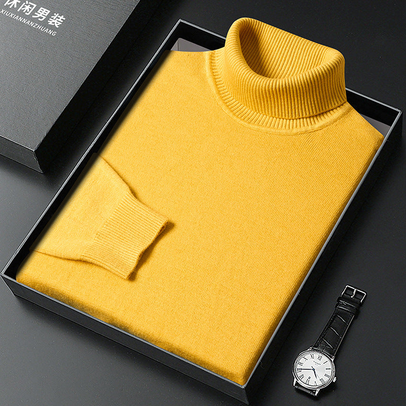 Men's Plush Knit Roll-Neck Pullover – view 9