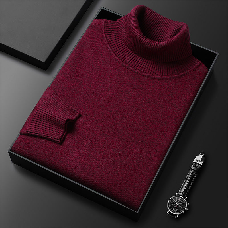 Men's Plush Knit Roll-Neck Pullover – view 7