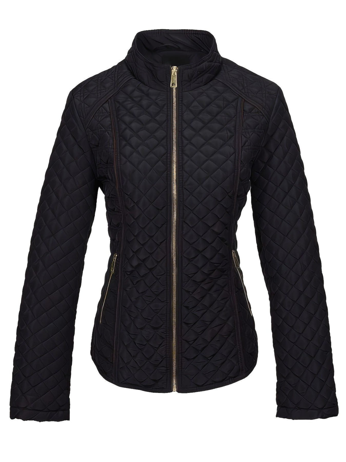Women's Padded Stand Collar Jacket – view 4